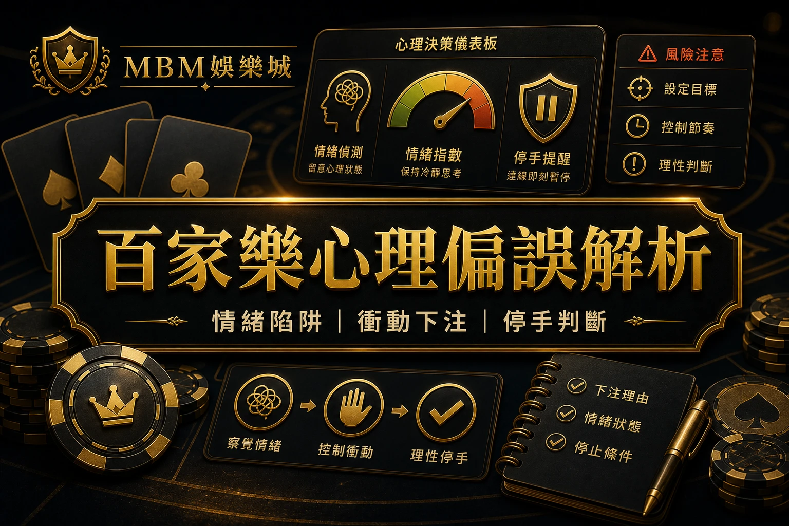 百家樂心理偏誤解析精選圖｜MBM娛樂城