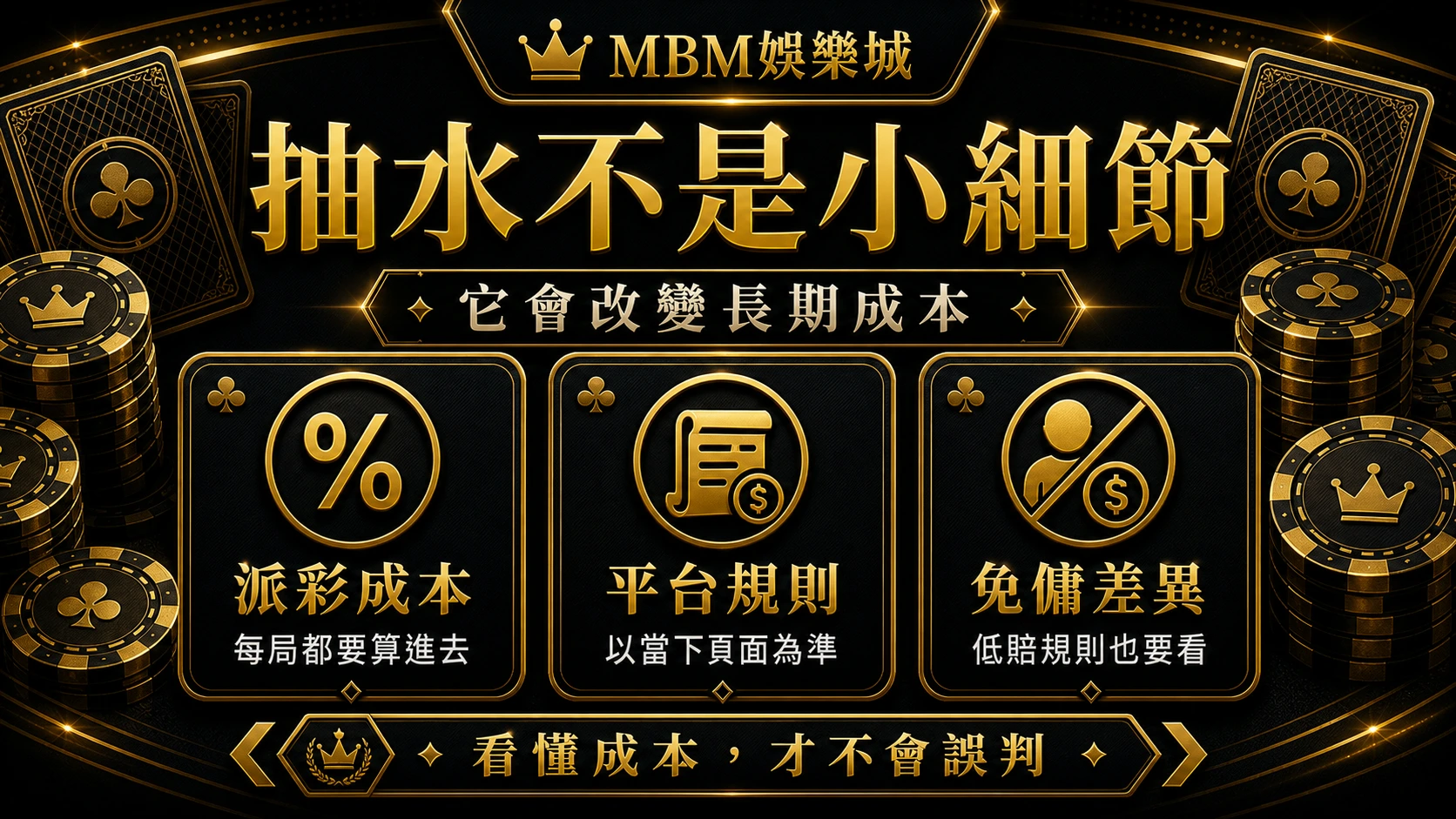 MBM娛樂城抽水不是小細節資訊圖