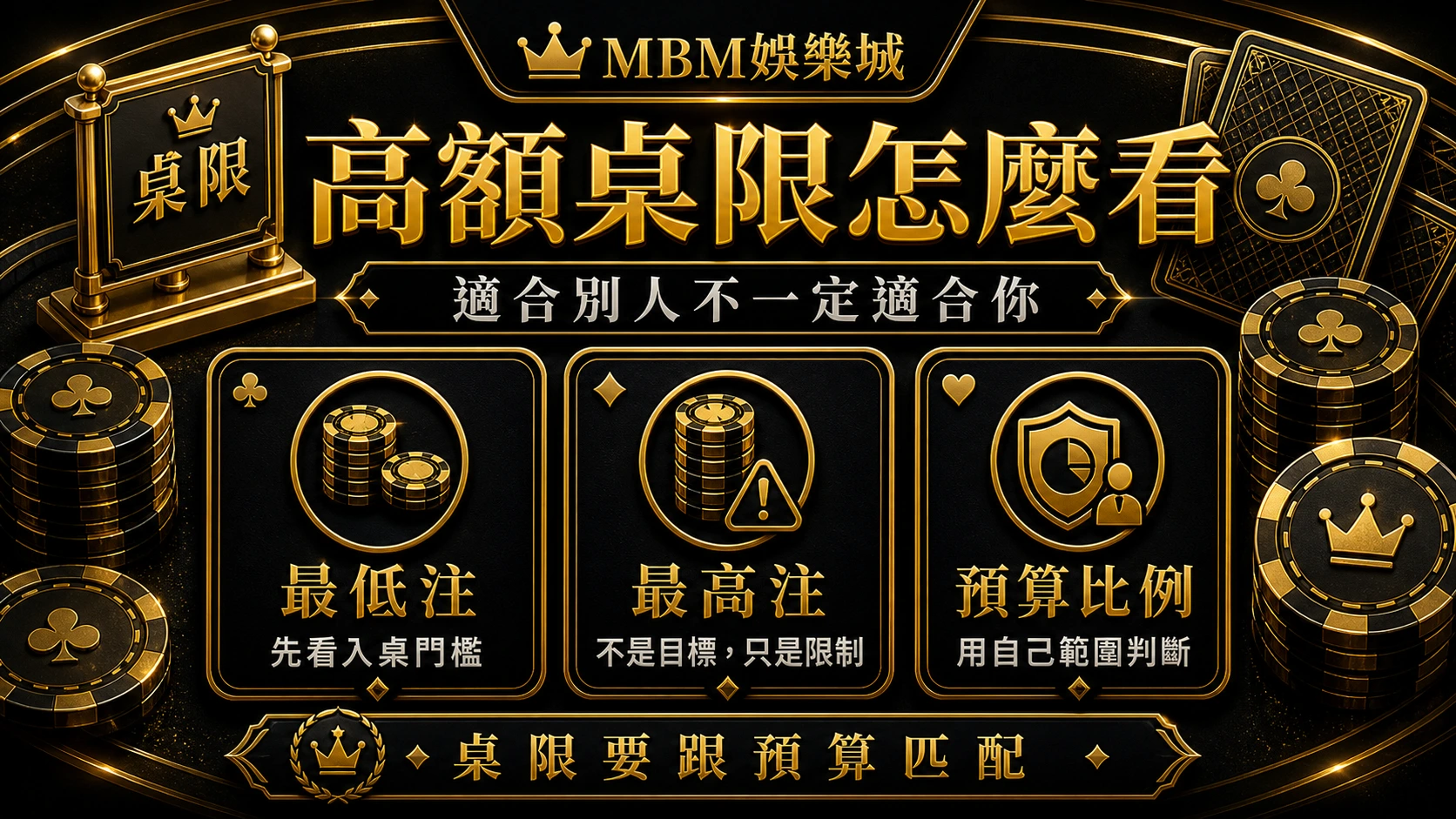MBM娛樂城高額桌限怎麼看資訊圖