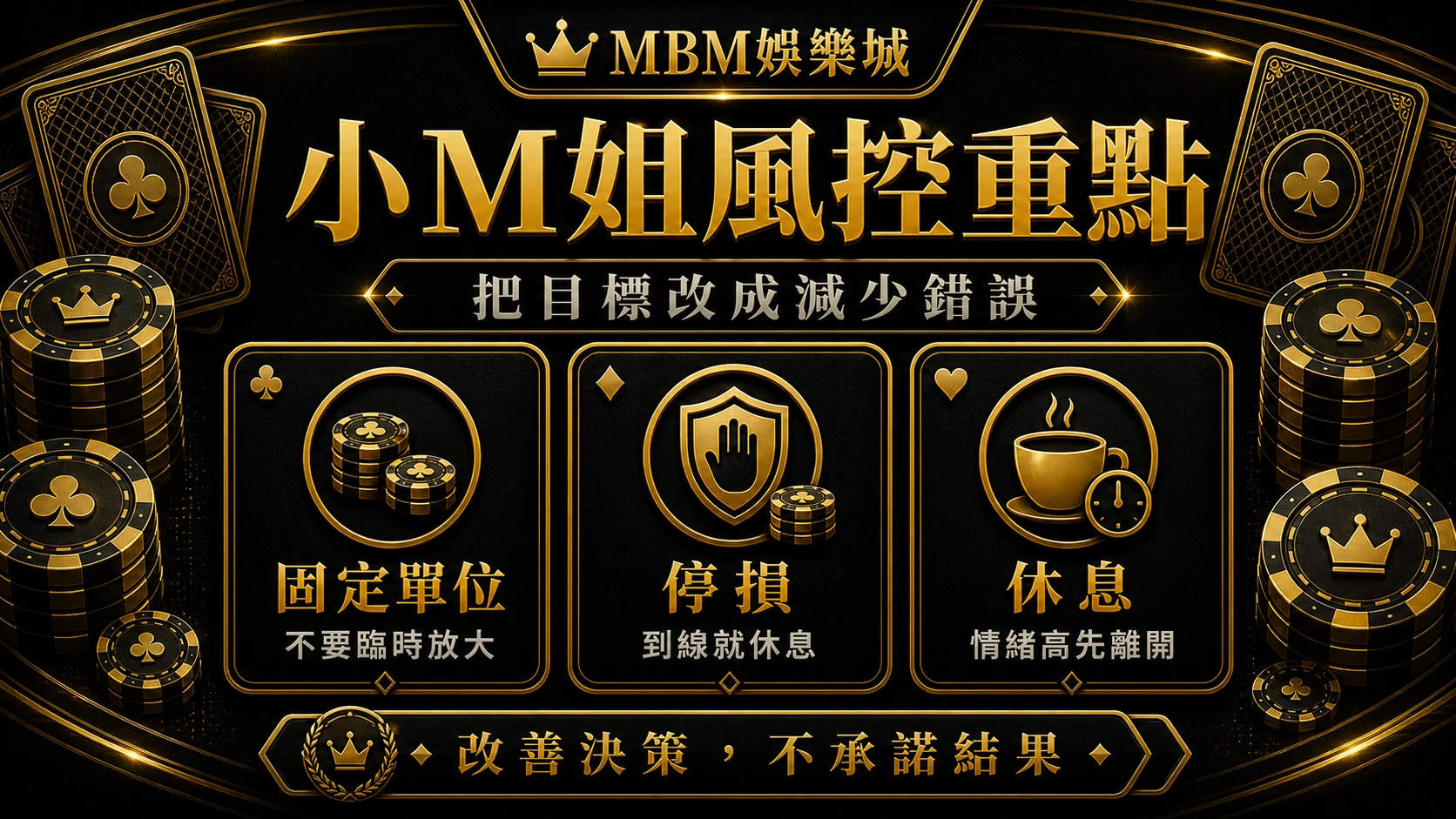 MBM娛樂城小M姐風控重點資訊圖