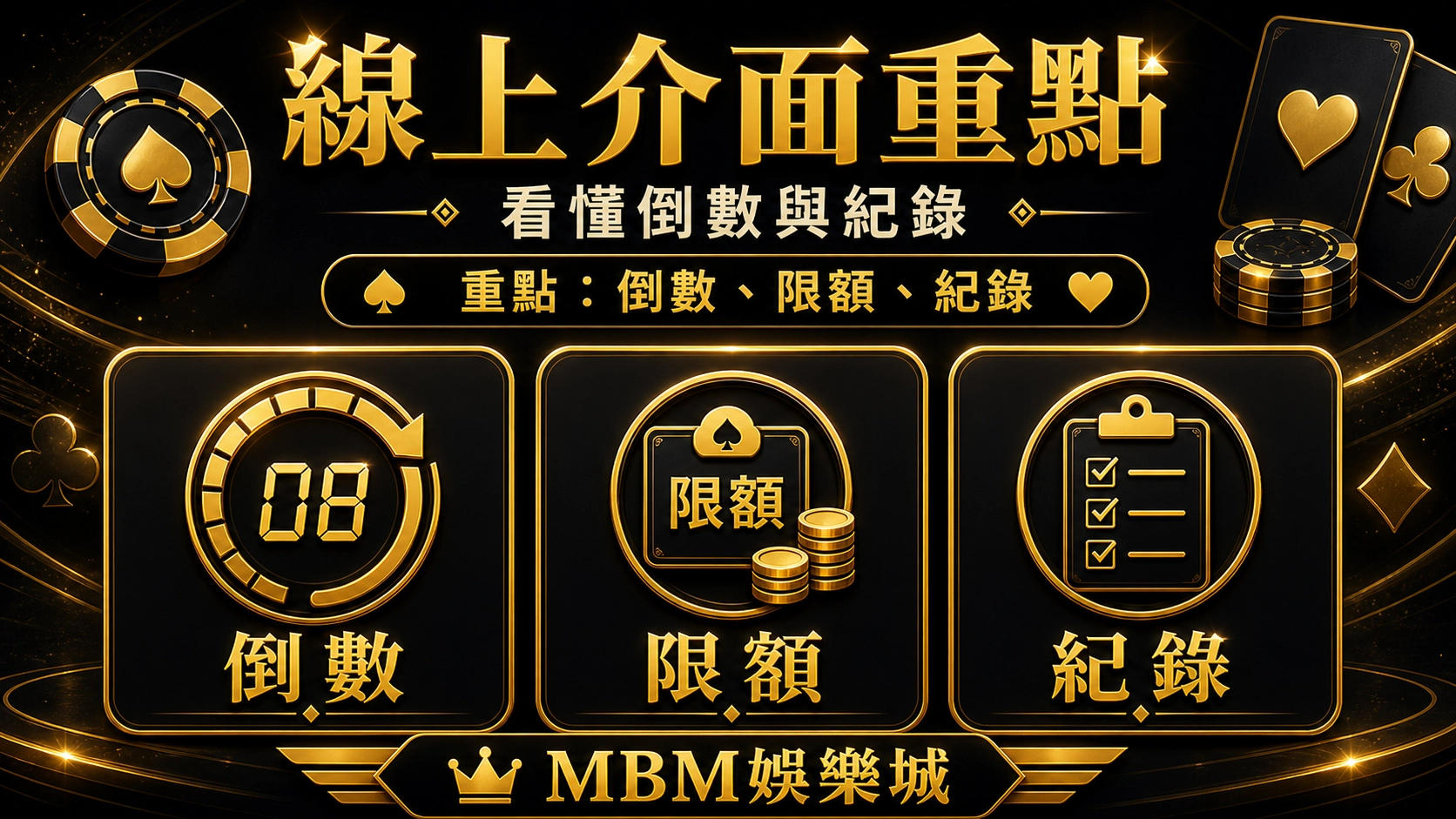 線上介面重點｜MBM娛樂城