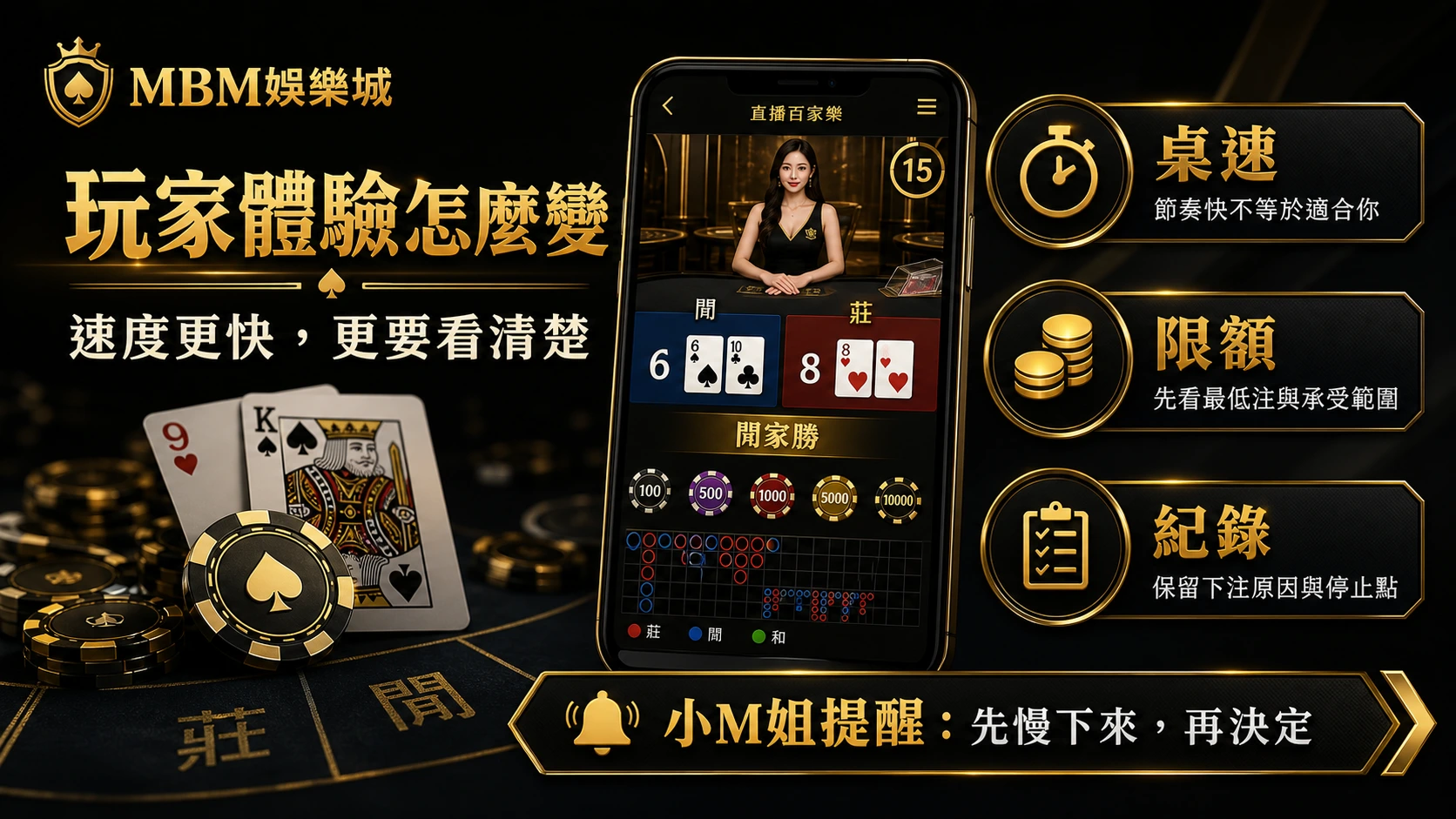 百家樂真人直播玩家體驗變化資訊圖｜MBM娛樂城