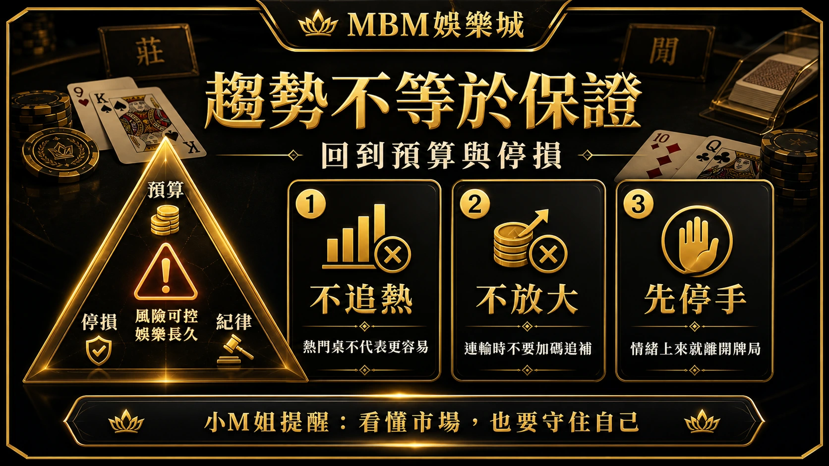 百家樂市場趨勢風險控管資訊圖｜MBM娛樂城