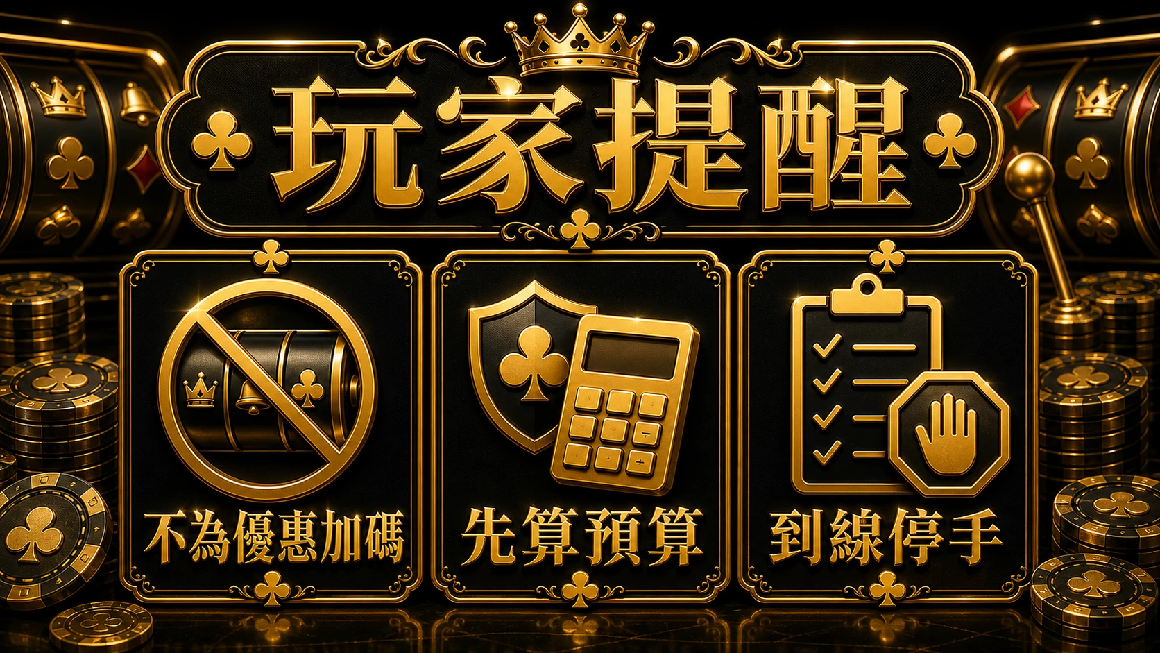 老虎機優惠玩家提醒不為優惠加碼先算預算到線停手 MBM娛樂城