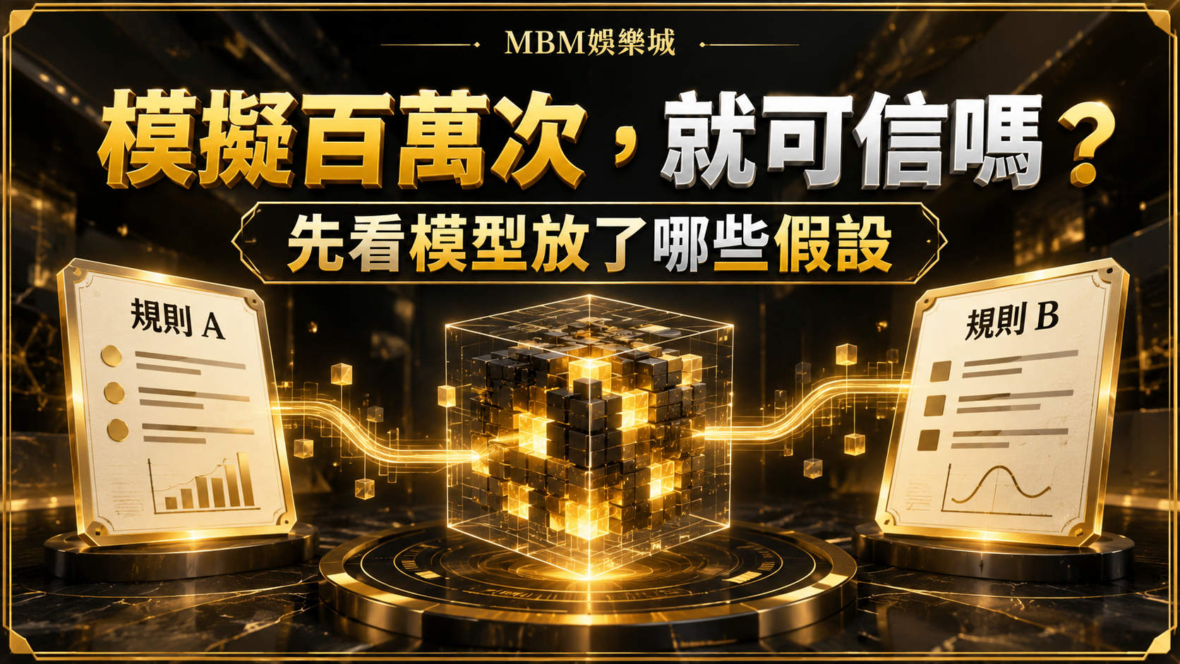 電腦模擬跑了百萬次就可信嗎?模型假設與真實紀錄的差別|MBM娛樂城