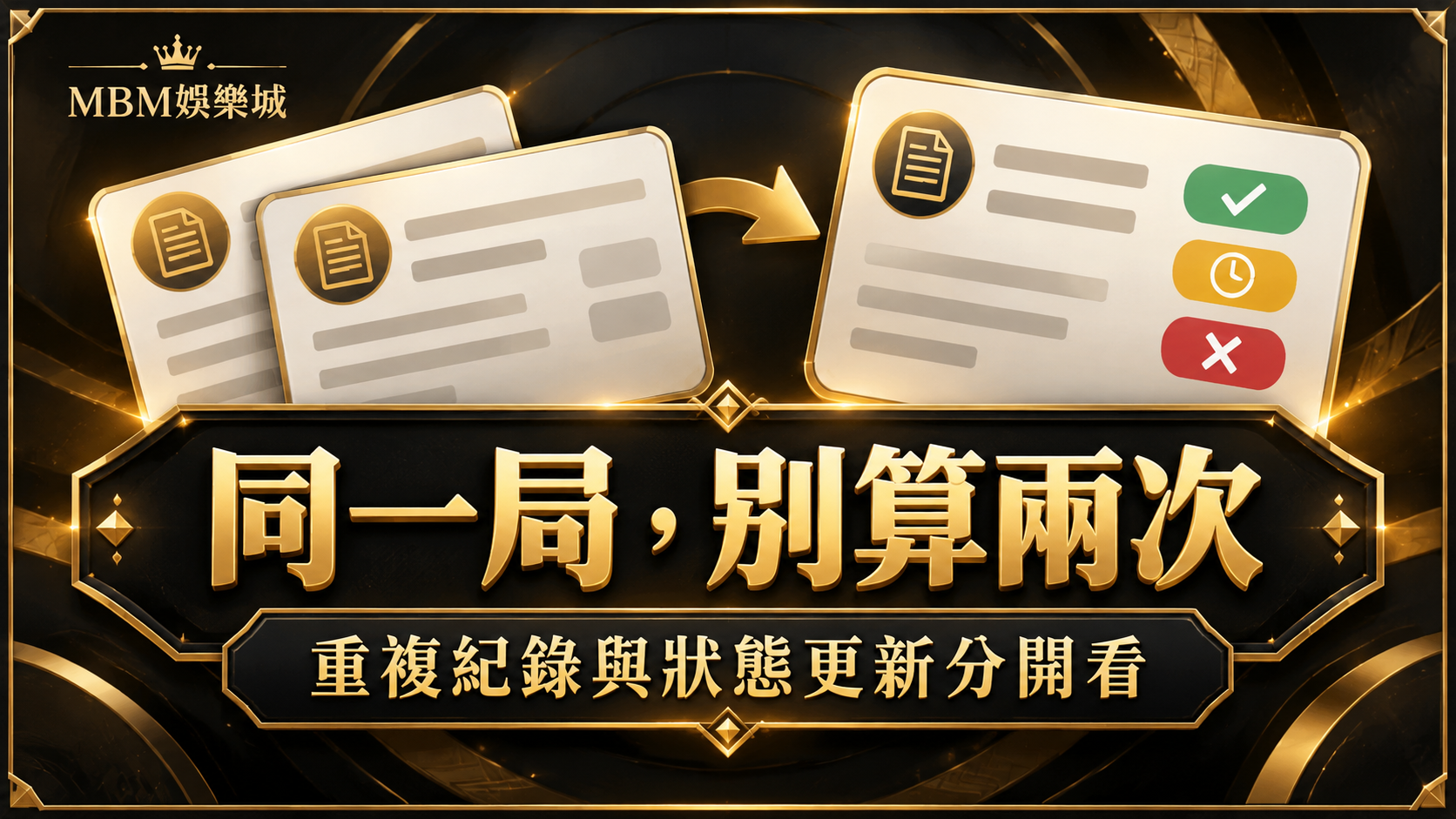 同一局，別算兩次