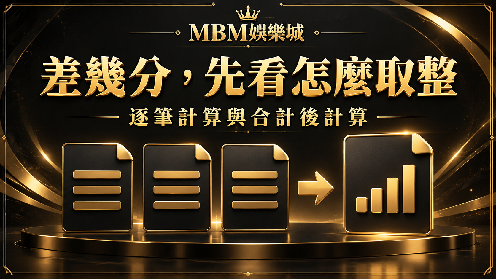 派彩差幾角是算錯嗎？小數精度與逐筆四捨五入的差別｜MBM娛樂城